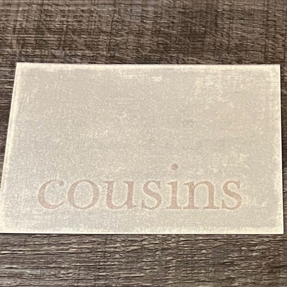 💞 New Cousins Scrapbooking Card